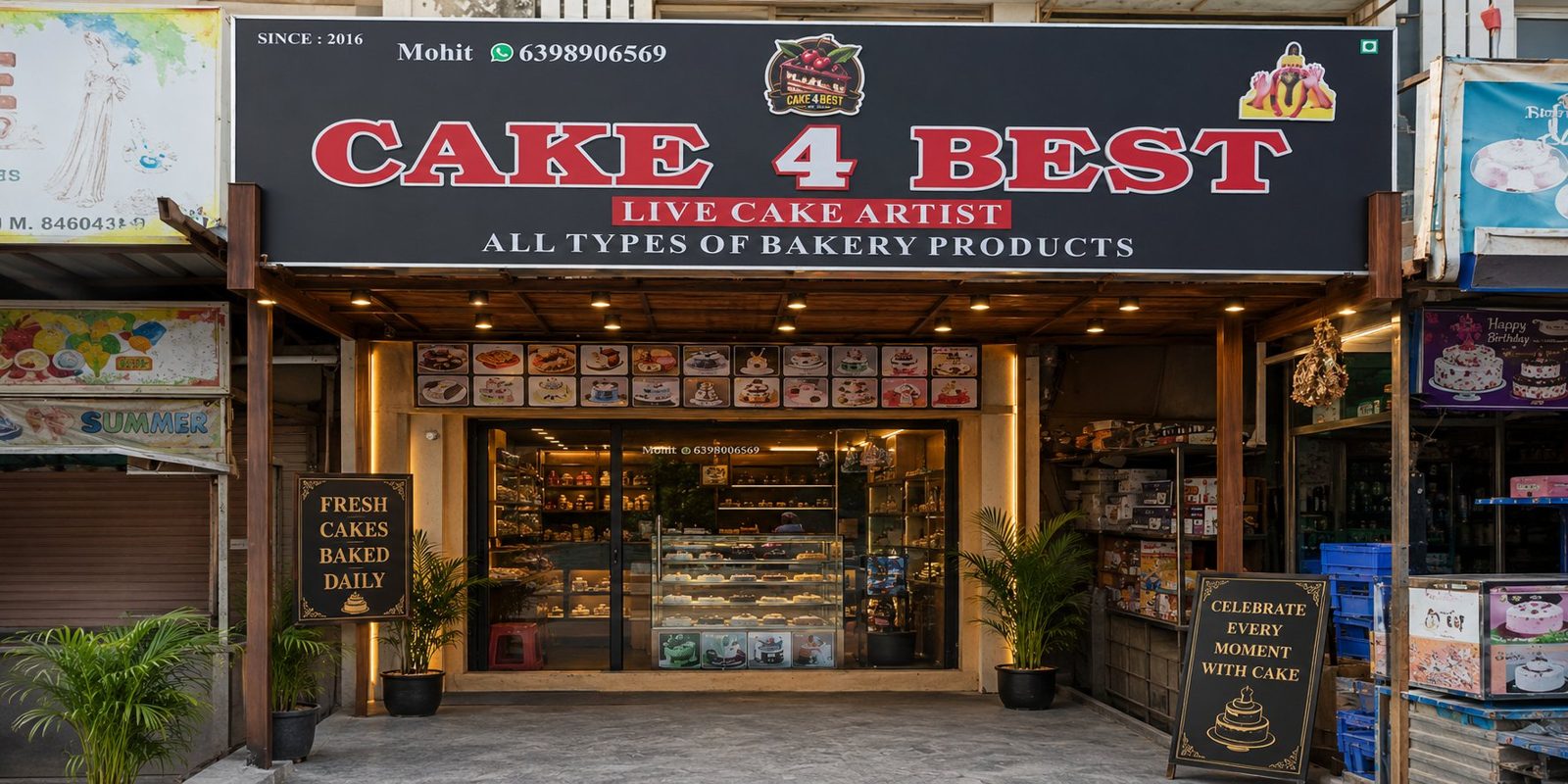 Cake 4 Best storefront on Narol Aslali Highway, Ahmedabad